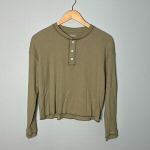 Everlane Waffle Crop Top